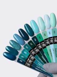 Nail Republic-451 Aquamarine гель-лак, Мерцающий сине-зеленый 10 мл