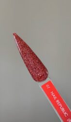 Nail Republic Flash 01 гель-лак светоотражающий, Красный (10 мл)