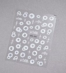 Наклейка стикер «Bubble» МО-345