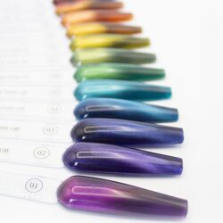 NEW! Гель-лак кошачий глаз Gem Cat 15 SOLAlove, 10мл