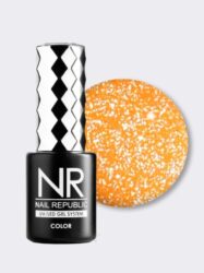 Nail Republic Flash 12 гель-лак светоотражающий, Мандариновый (10 мл)