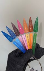 Nail Republic Flash 12 гель-лак светоотражающий, Мандариновый (10 мл)