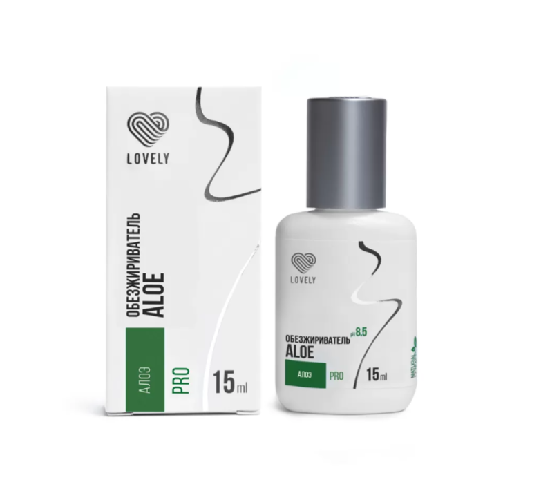 Обезжириватель LOVELY «Aloe» аромат алоэ, 15ml