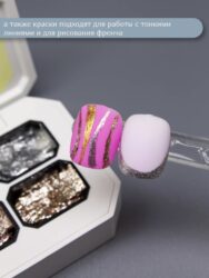 Палетка для Дизайна ногтей с гель- красками Lakres & Alexandrovna_Nailartist Brilliant