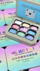 Палетка для Дизайна ногтей с гель- красками Lakres & Alexandrovna_Nailartist Pastel