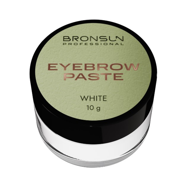 Паста для бровей BRONSUN, цвет белый, 10 г