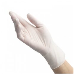 Перчатки нитриловые белые Benovy XS 50 пар