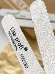 Пилка овал LisaProf 100/180 на деревянной основе