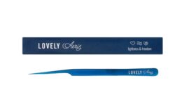 Пинцет для наращивания ресниц Lovely, серия Aeris, тип Прямой с изгибом