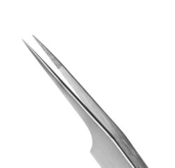 Пинцет для наращивания ресниц Rili, серия NanoFiber, тип Прямой с изгибом