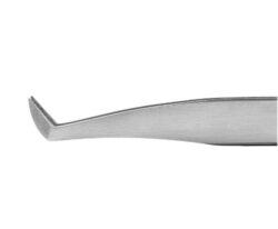 Пинцет для наращивания ресниц Rili, серия NanoFiber, тип Круглый сапожок