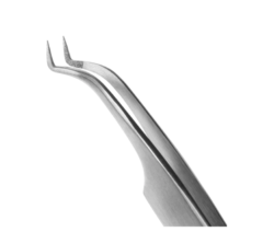 Пинцет для наращивания ресниц Rili, серия NanoFiber, тип L 5 мм