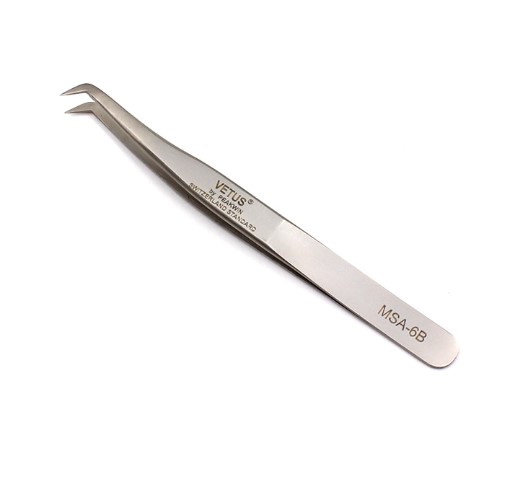 Пинцет для наращивания ресниц Vetus MSA-6B
