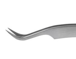 Пинцет профессиональный для наращивания ресниц LASHY, серия STELLAR NFL, тип Изогнутый