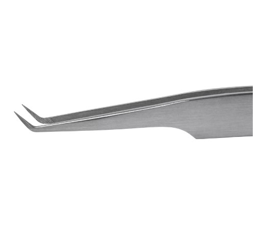 Пинцет профессиональный для наращивания ресниц LASHY, серия STELLAR NFL, тип L 5 мм