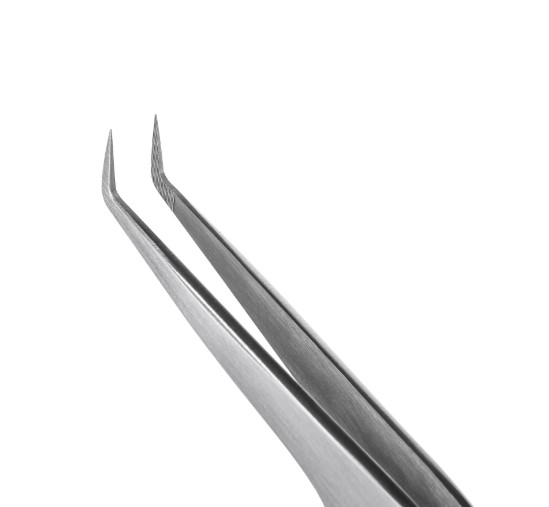 Пинцет профессиональный для наращивания ресниц LASHY, серия STELLAR NFL, тип L 5 мм