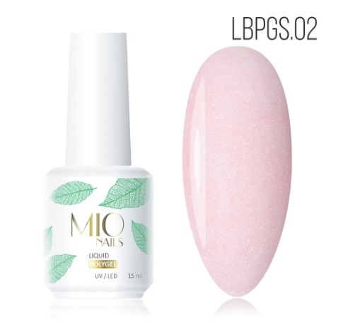 Полигель жидкий с шиммером # 02, 15 мл