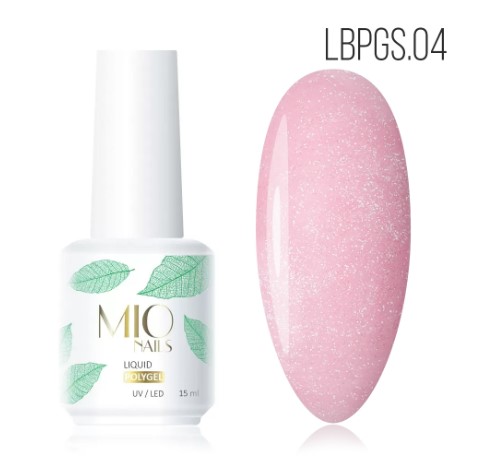 Полигель жидкий с шиммером # 04, 15 мл