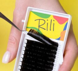 Ресницы чёрные Rili — 16 линий (D 0.07 15мм)