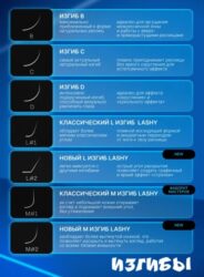 Ресницы темно-коричневые LASHY Shok — 20 линий — MIX (C 0.07 6-13мм)