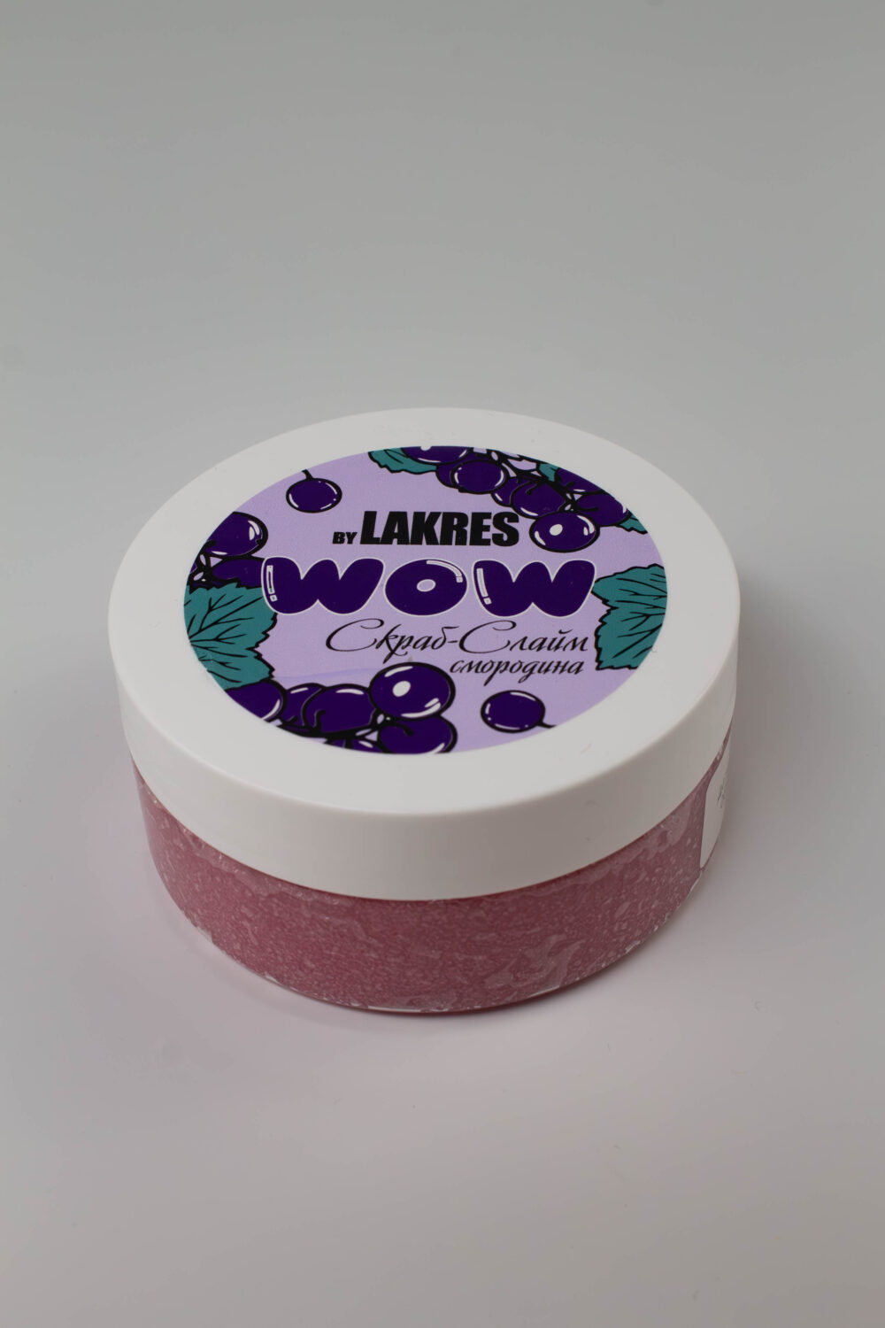 Скраб-Слайм WOW by Lakres 150 мл , Смородина