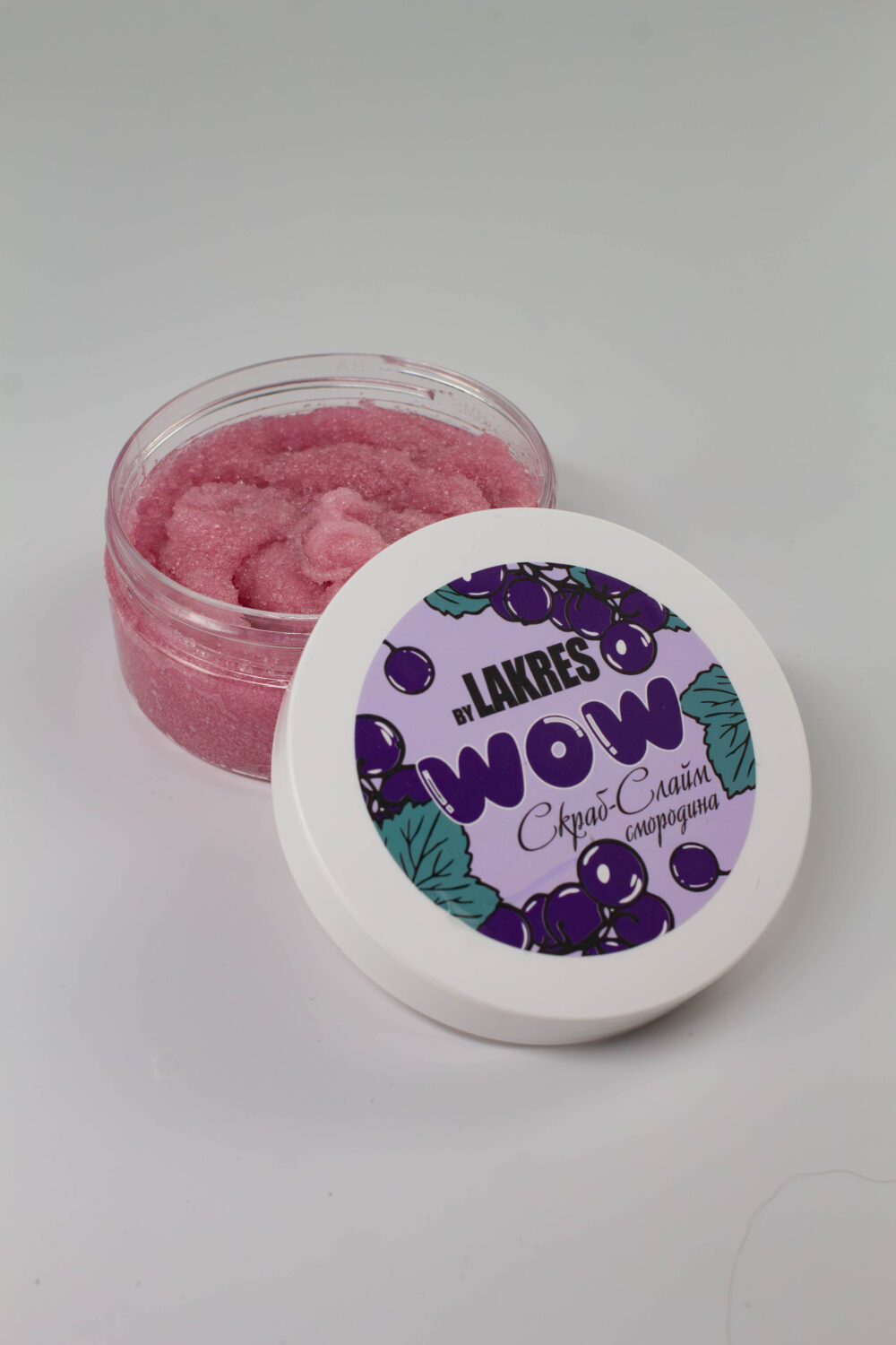 Скраб-Слайм WOW by Lakres 150 мл , Смородина