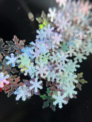 Снежинки в баночке 009 ( хамелеон )