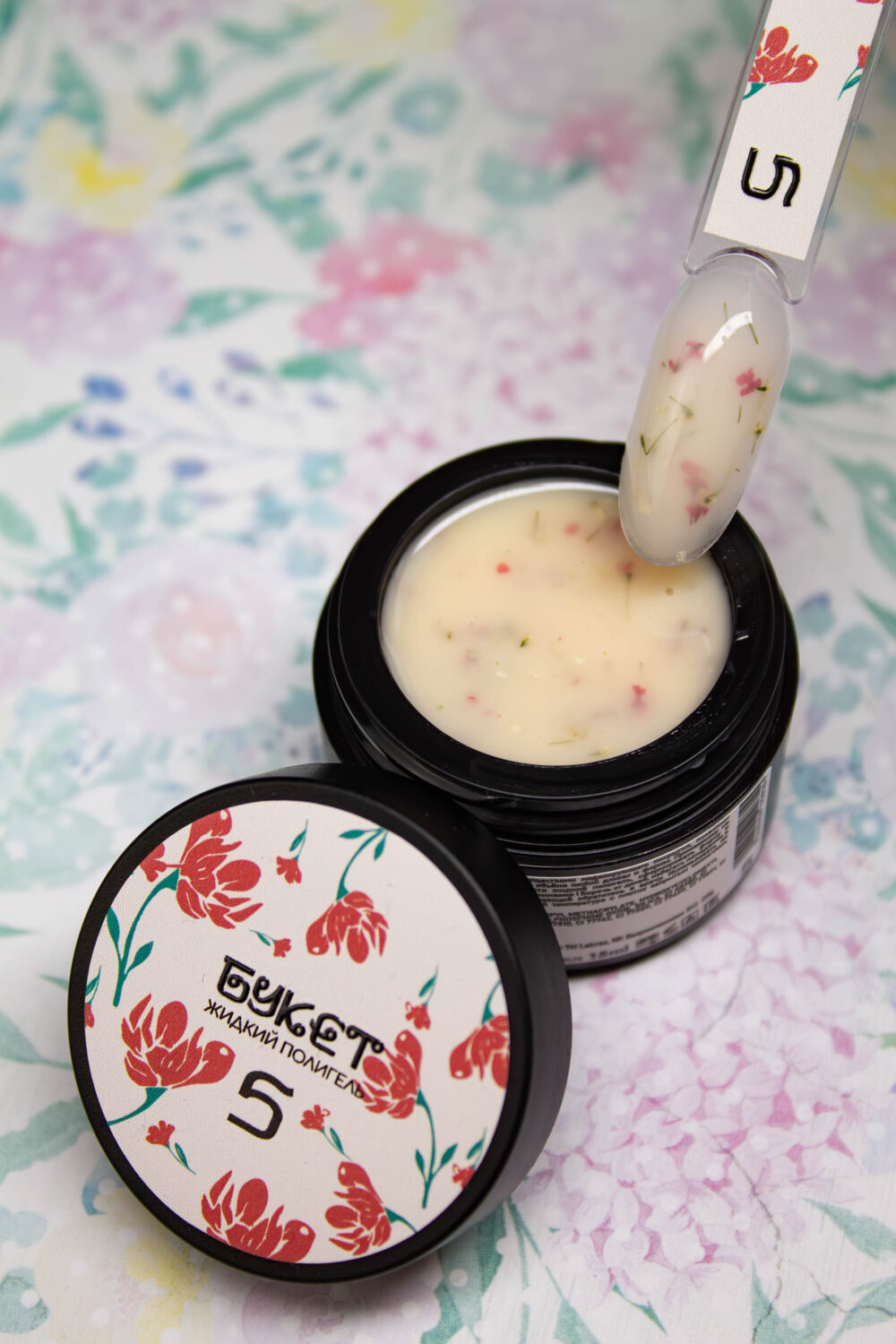 Жидкий полигель Lakres Букет №5, 15 мл