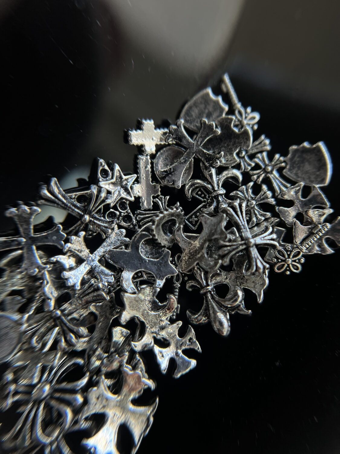 Набор 3D «Панк нейл» серебро