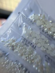 Набор «Жемчужины белые перламутровые» микс размер