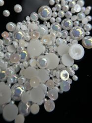 Набор «Жемчужины белые перламутровые» микс размер