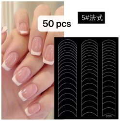 Трафареты для френча овал